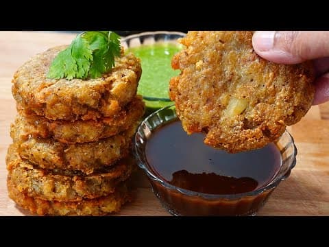 Crispy Aloo Tikki with Chutneys