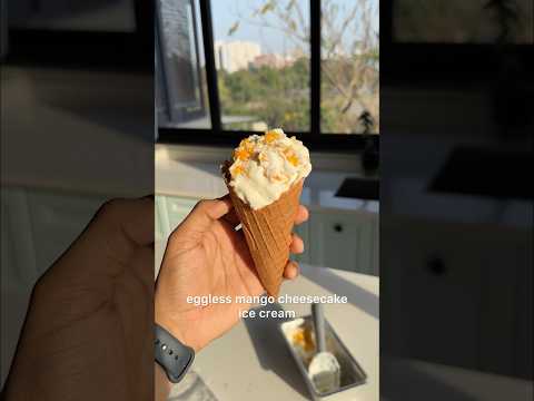 Mango Cheesecake Ice Cream