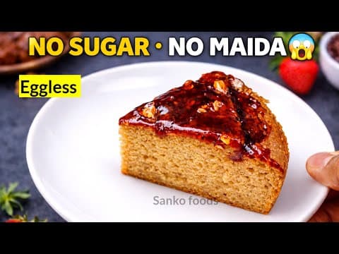Healthy Eggless Wheat Flour Cake