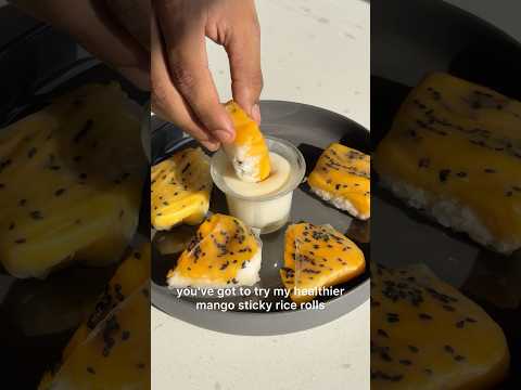 Mango Sticky Rice Rolls
