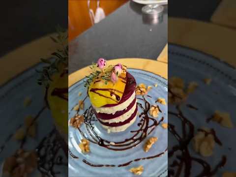Blue Cheese Beetroot Tower