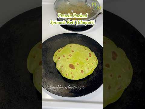 High Protein Spinach Roti with Paneer or Tofu