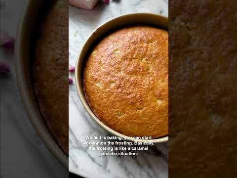 Brown Butter Banana Cake with Chocolate Caramel Frosting