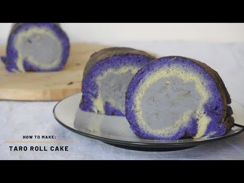 Taro Roll Cake
