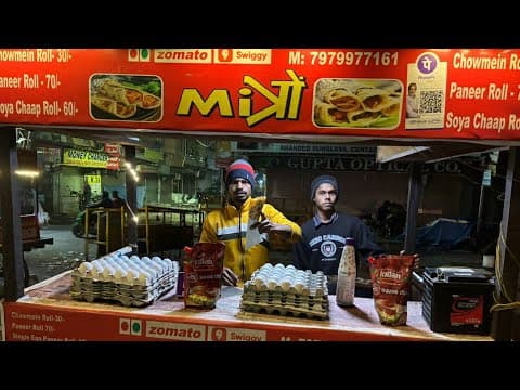 Kolkata Style Double Egg Roll