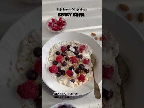 Cottage Cheese Blueberry Bowl