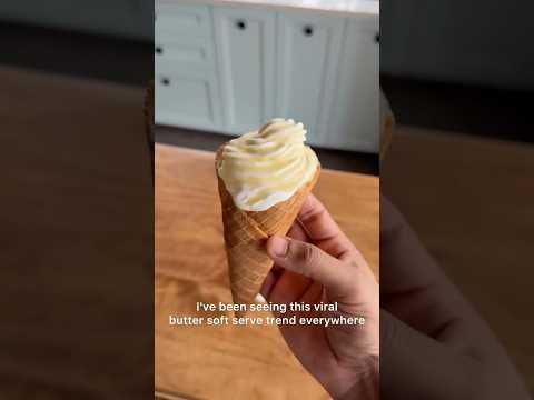 Eggless Butter Shell Soft Serve