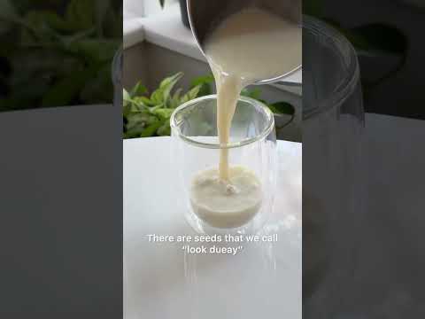Thai Fresh Soy Milk with Job's Tears