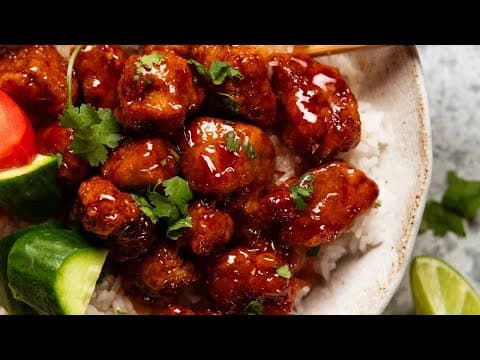 Crispy Thai Pork Bites in Sweet Chilli Sauce
