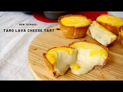 Taro Lava Cheese Tart