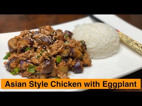 Asian Style Chicken with Eggplant