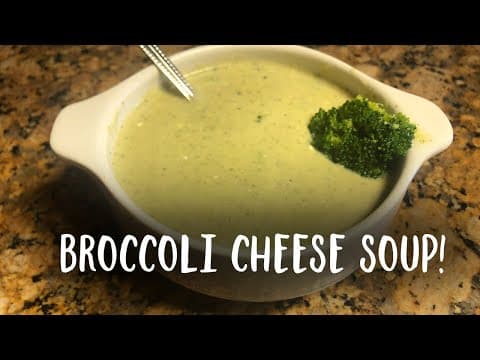 Vegetarian Broccoli Cheese Soup