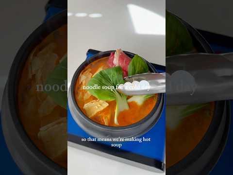 Cozy Tomato Miso Udon Soup