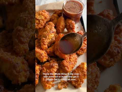 Baked Crispy Hot Honey Chicken Tenders