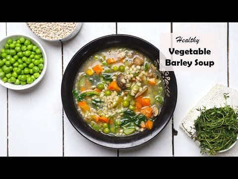 Healthy Vegetable Barley Soup