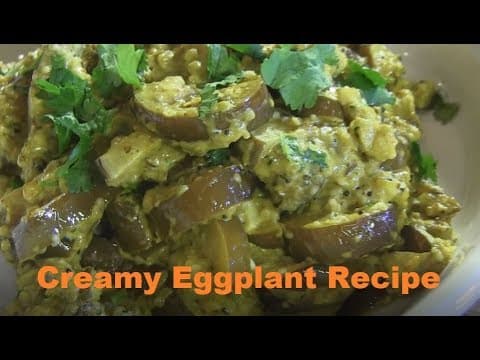 Creamy Japanese Eggplant