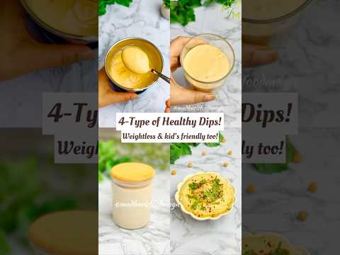 Four Types of Healthy Dips and Spreads