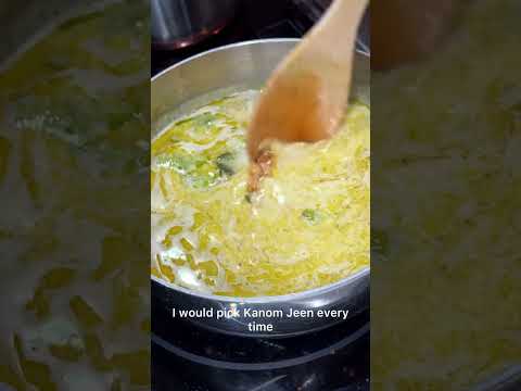 Thai Green Curry with Noodles