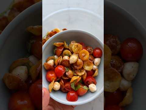 Caprese Pasta Chips Salad