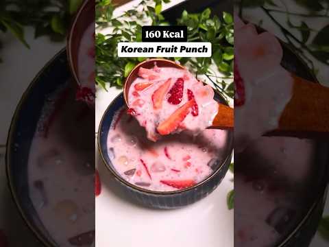 Healthier Korean Fruit Punch Bowl