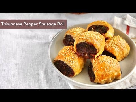 Taiwanese Pepper Sausage Roll