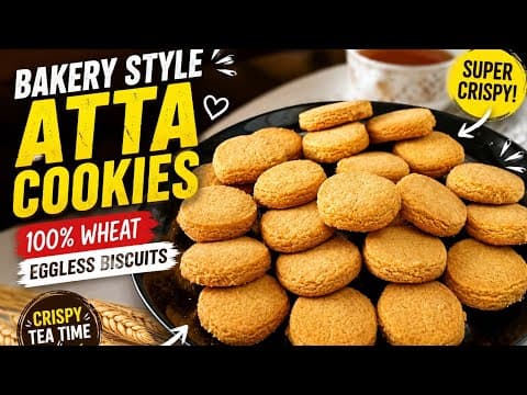 Bakery Style Atta Cookies