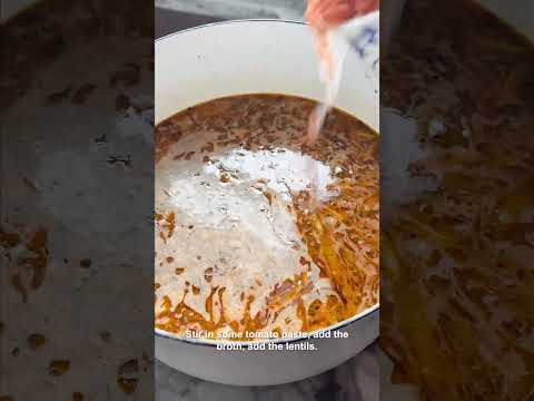 Creamy Lentil Sun-Dried Tomato Soup