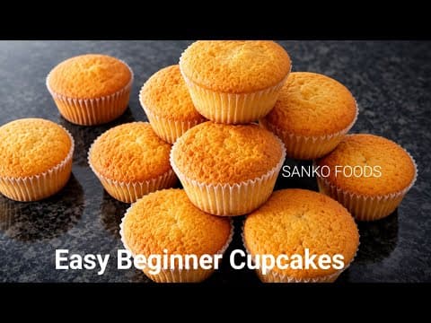 Super Soft & Spongy Cupcakes