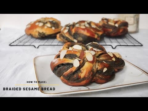 Braided Sesame Milk Bread