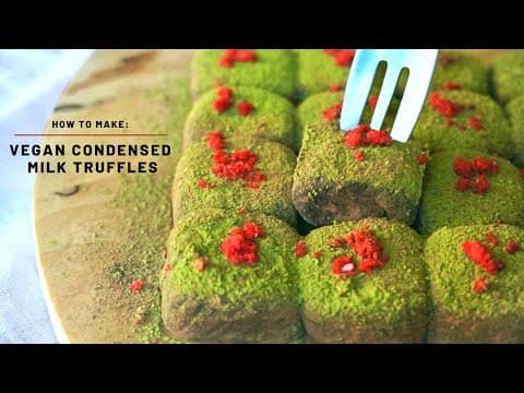 Vegan Condensed Milk Truffles