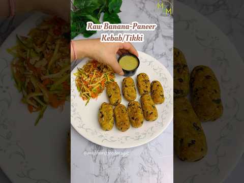 Raw Banana Paneer Tikki