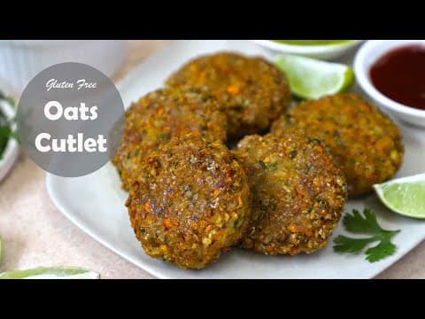 Gluten Free Walnut Oats Cutlet