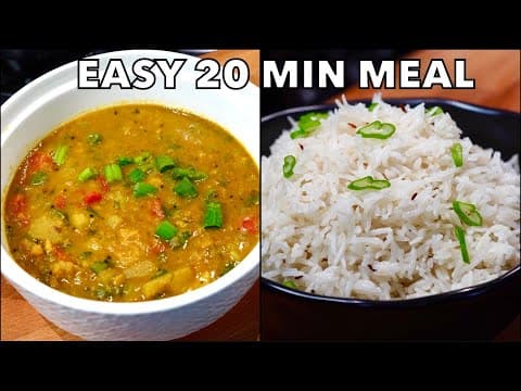 Chayote Dal with Jeera Rice