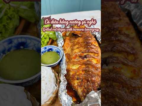 Grilled Red Tilapia with Turmeric Lemongrass