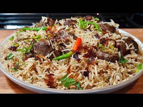 Lamb Yakhni Pulao