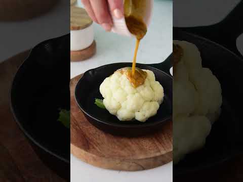 Roasted Cauliflower with Tahini Sauce