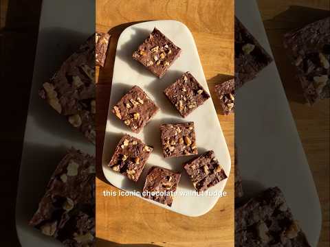 Chocolate Walnut Fudge
