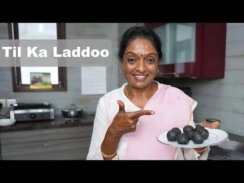 Black Sesame Jaggery Ladoo