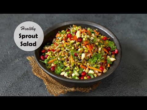 Indian Mung Bean Sprout Salad