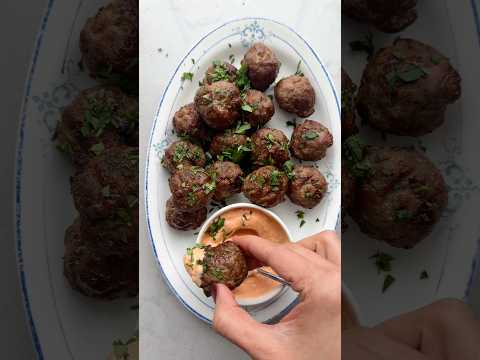 Garlic Meatballs