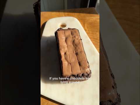 Whole Wheat Eggless Triple Chocolate Bar Cake
