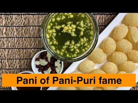 Pani Puri Water