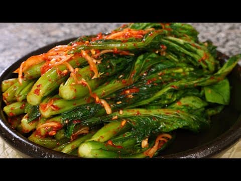 Gat-kimchi (Mustard Greens Kimchi)