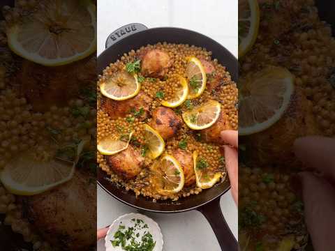 Lemon Thyme Chicken and Pearl Couscous