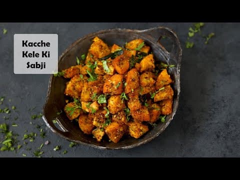 Indian Plantain Stir Fry