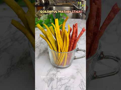 Colorful Mathri Sticks