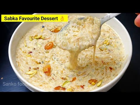 Creamy Vermicelli Sago Kheer