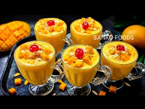 Super Creamy Mango Sabudana Dessert
