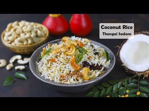 Coconut Rice (Thengai Sadam)