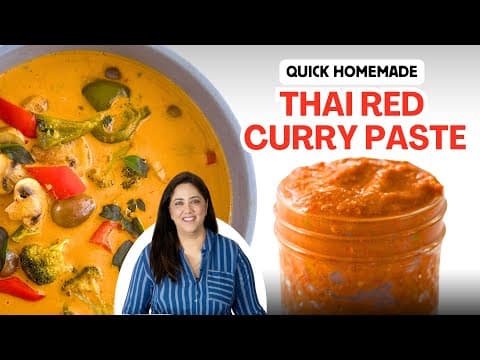 Homemade Thai Red Curry Paste
